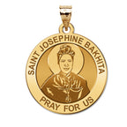 Saint Josephine Bakhita Round Religious Medal