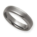Tungsten Approx. 0.24 Inch Brushed and Polished Wedding Band