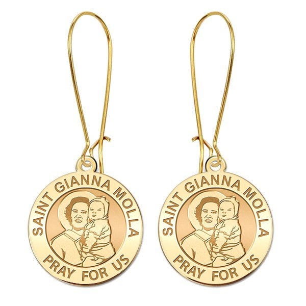 Saint Gianna Beretta Molla Earrings