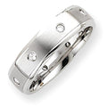 14K White Gold Approx. 0.24 Inch Fancy Diamond Wedding Band