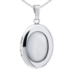 Mother Of Pearl Oval Photo Locket