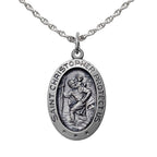 Saint Christopher Oval Religious Medal