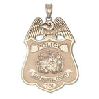Personalized Maryland Police Badge with Your Rank, Number & Department