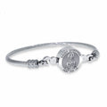 Saint Dymphna Bangle Bracelet