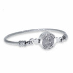 Saint Dymphna Bangle Bracelet