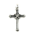 Cross Pendant In Silver Or Steel