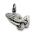 Antiqued Praying Hands Charm