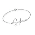 Personalized Modern Script Name Anklet