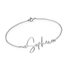 Personalized Modern Script Name Anklet