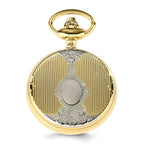 Charles Hubert Women's Two Tone Shield Design Necklace Watch