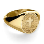Confirmation Cross Religious Ring