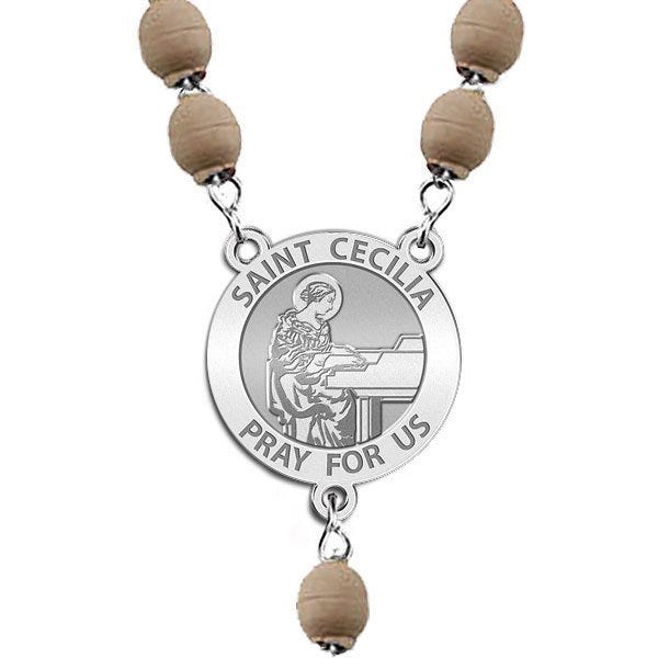 Saint Cecilia Rosary Beads