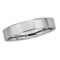 Sterling Silver Approx. 0.20 Inch Half Round Comfort-Fit Flat Wedding Band