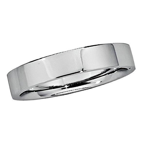 Sterling Silver Approx. 0.20 Inch Half Round Comfort-Fit Flat Wedding Band