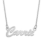 Script Name Necklace with Chain