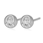 Pair of Pope Saint John Paul Ii Stud Earrings