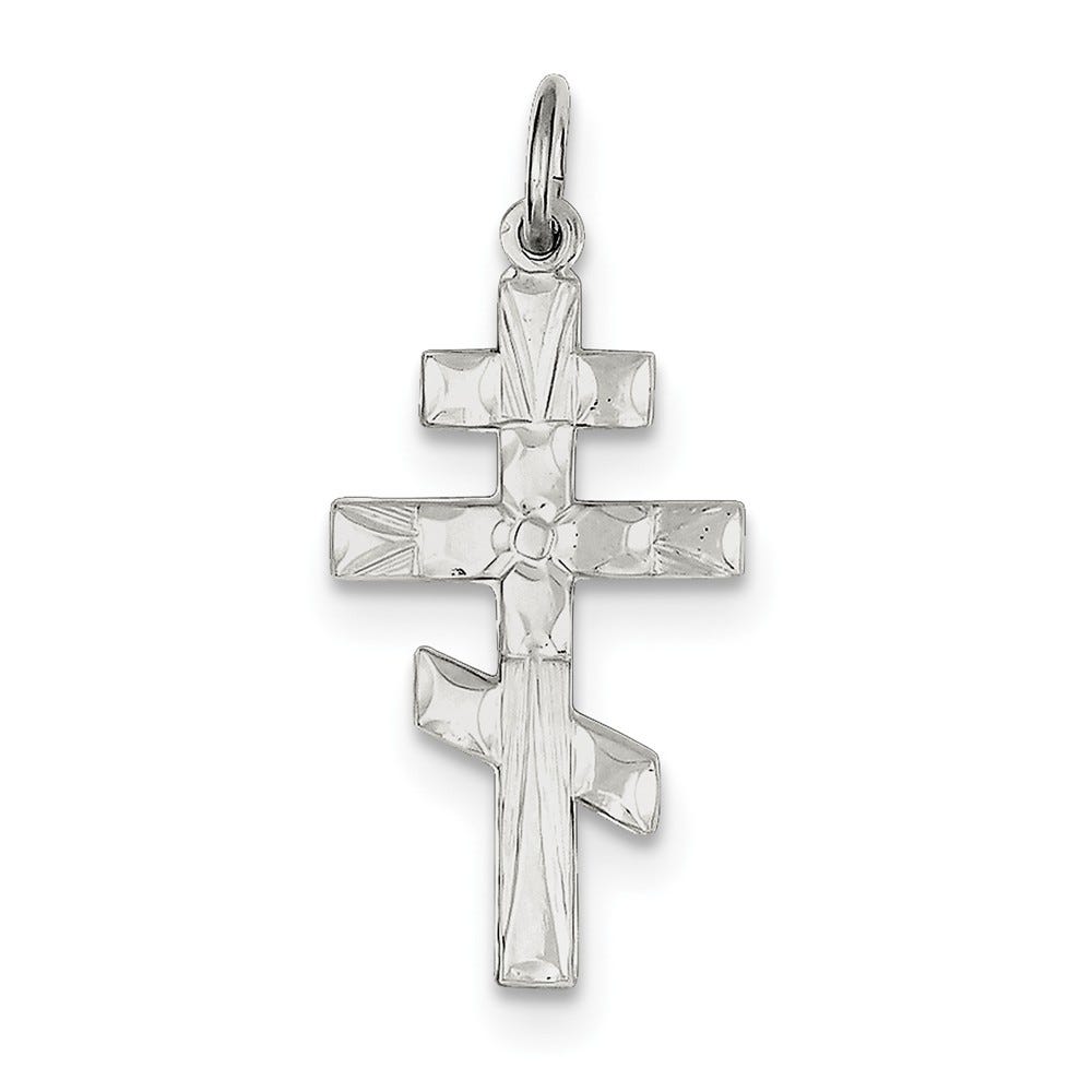 Eastern Orthodox Cross Charm