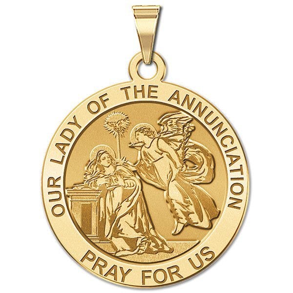Our Lady Of The Annunciation Religious Medal
