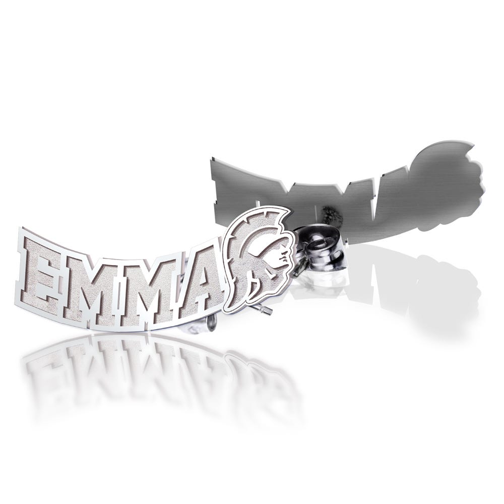 Personalized Pair of Usc Trojan Climber Name Earrings