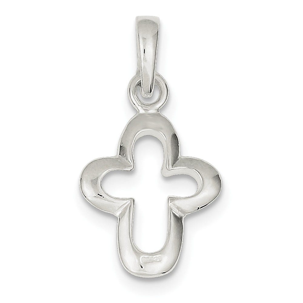 Outline Cross Pendant