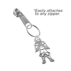 Swoop the Red-Tailed Hawk Zipper Pull