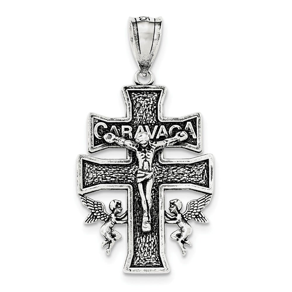 Large Caravaca Inri Crucifix Pendant