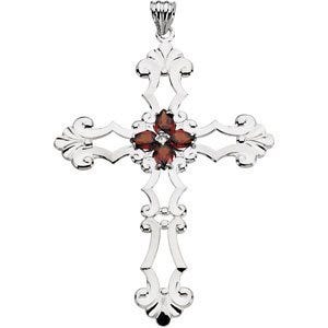 Birthstone Cross