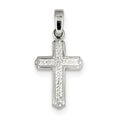 Sterling Silver Polished Cross Pendant