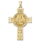Saint Kateri Tekakwitha Cross Religious Medal