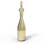 France Burgundy Wine Bottle Charm 8259