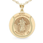 Saint Christopher Baseball Medal