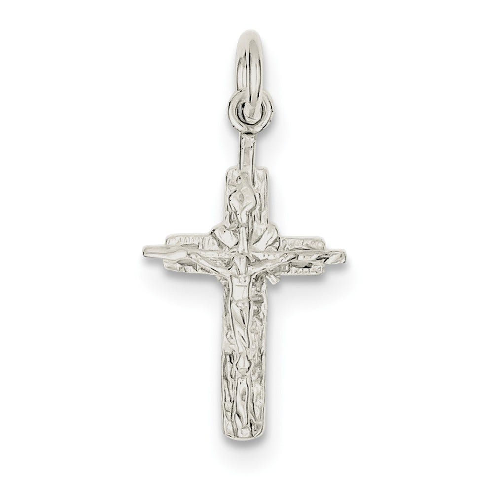 Sterling Silver Inri Crucifix Pendant