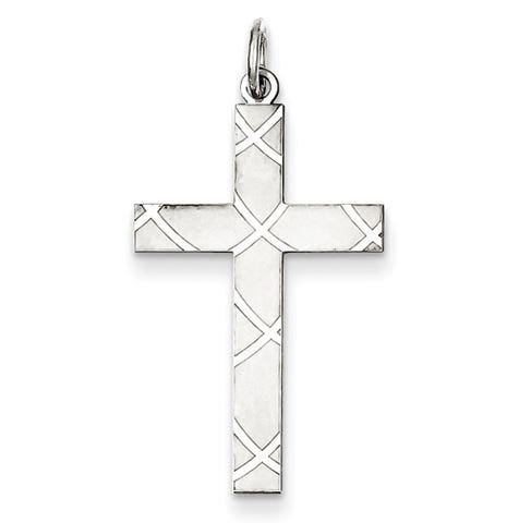 Laser Designed Cross Pendant