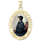 Saint Elizabeth Seton Oval Religious Medal