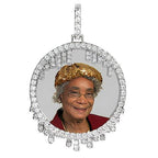 Teardrop Round Diamond Pendant Jewelry