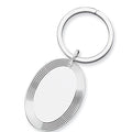 Engravable Sterling Silver Keychain