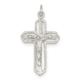 Sterling Silver Openwork Crucifix Pendant
