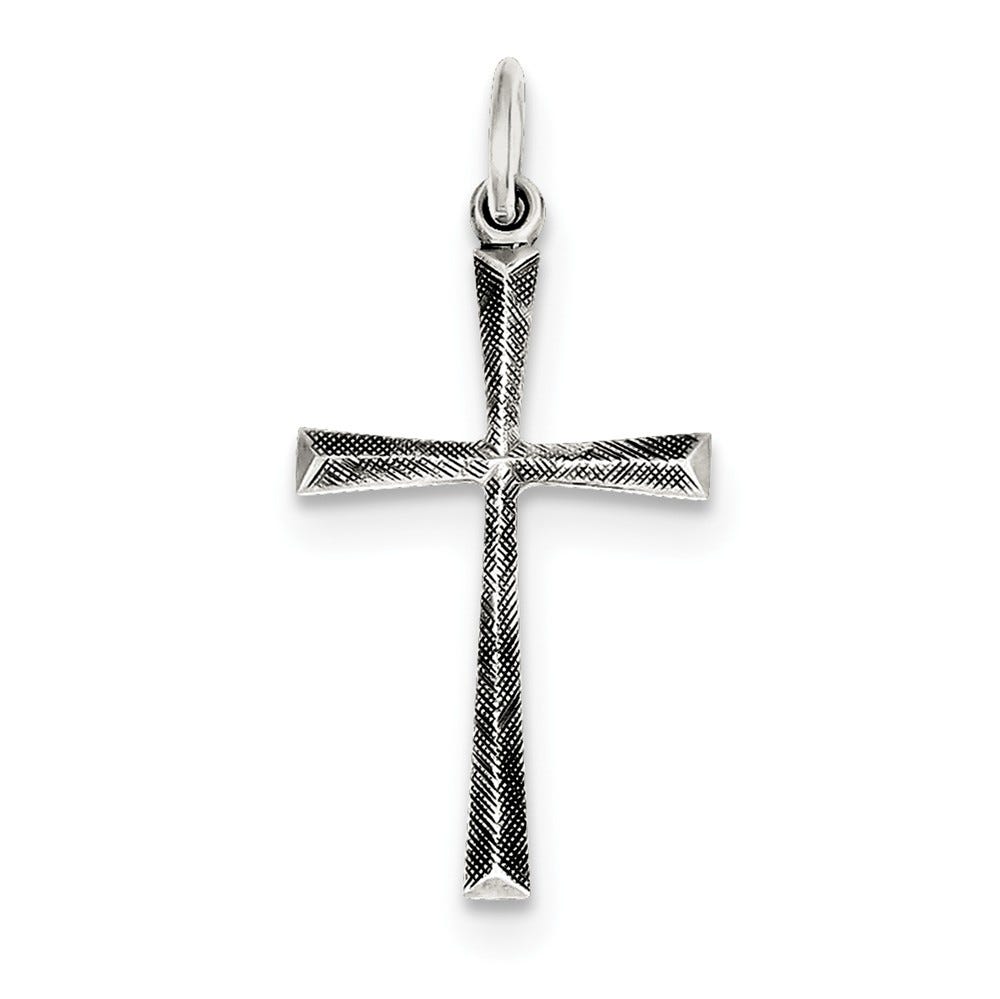 Antiqued Cross Charm
