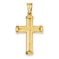 14K Hollow Cross Pendant