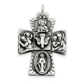 Antiqued Four-Way Medal