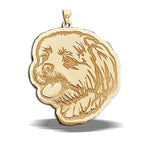 Shih Tzu Dog Portrait Charm or Pendant
