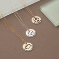 Personalized Sports Disc Charm w/ 18 inch Chain