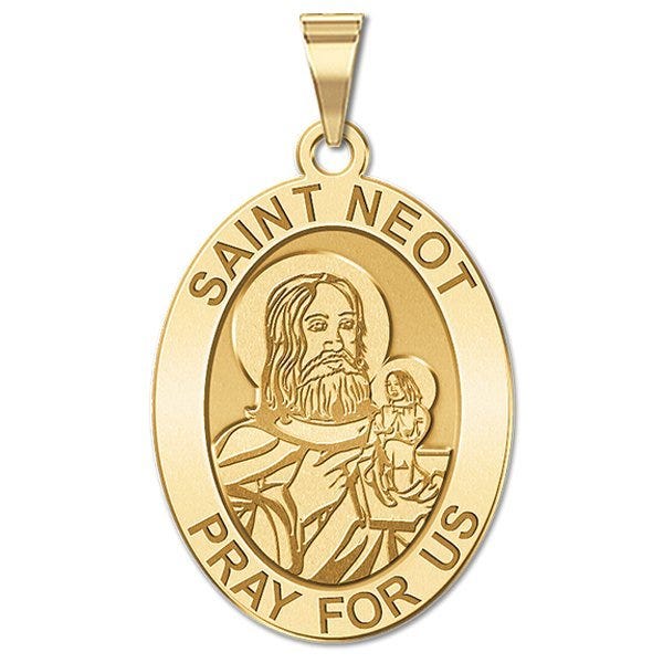 Saint Neot Oval Religious Medal