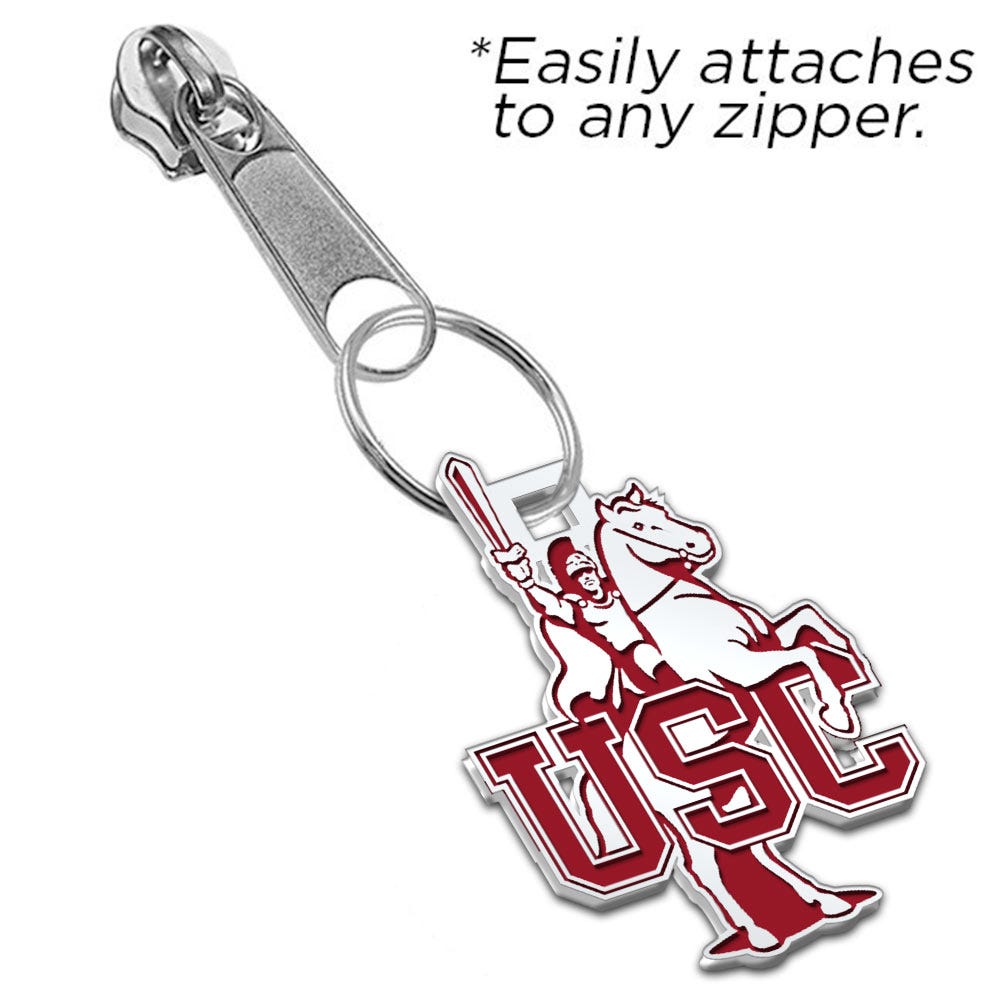 Usc Color Enamel Trvlr Zipper Pull
