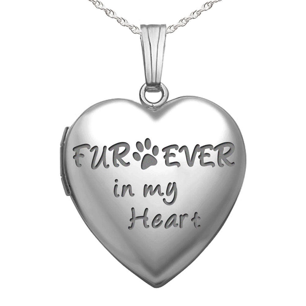 Fur-Ever In My Heart Heart Photo Locket