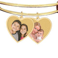 Additional Heart Shaped Photo Charm for Expandable Bracelet