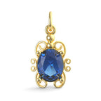 Filigree September Stone Charm(4764-009)