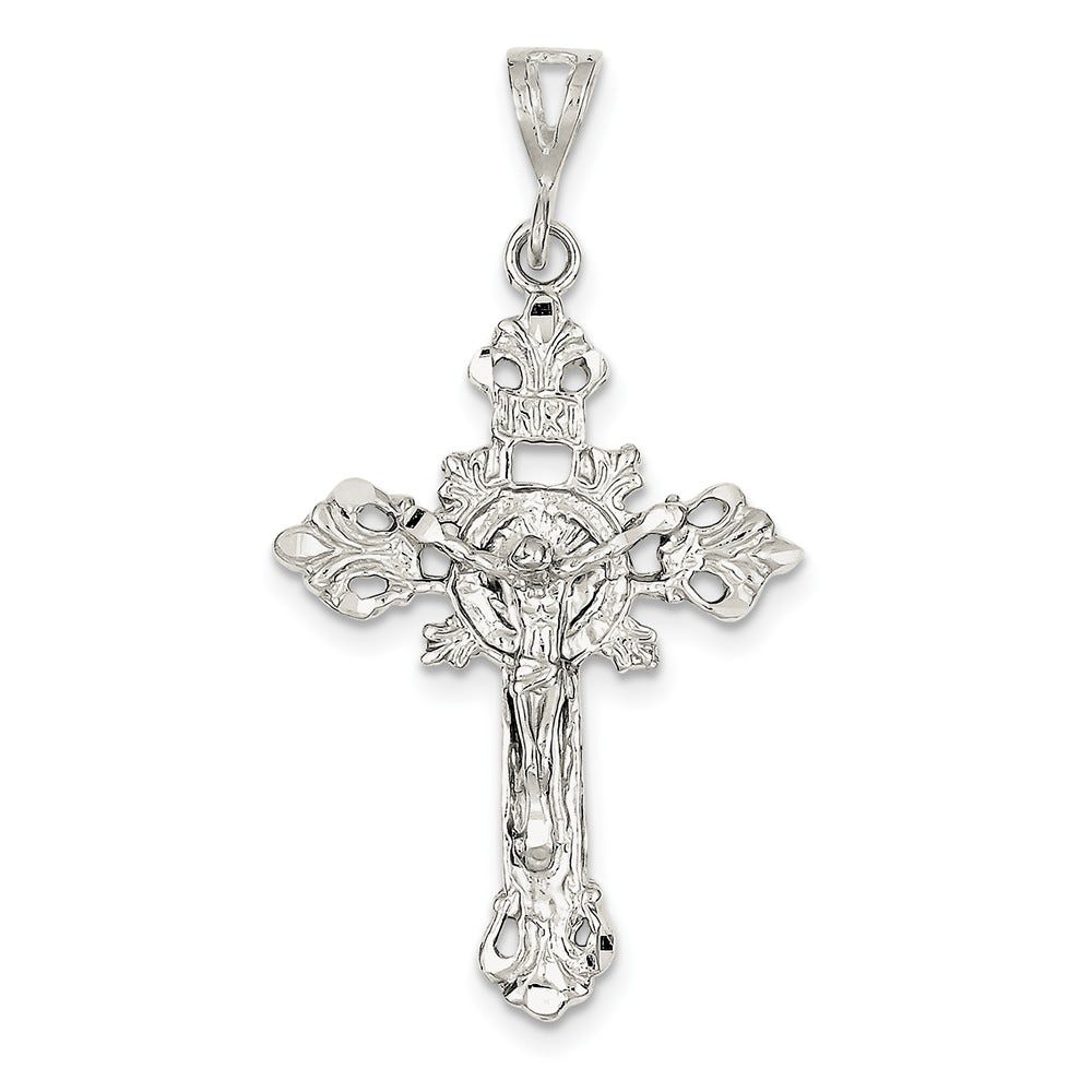 Sterling Silver Inri Crucifix Pendant