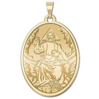 God The Father Oval Medal