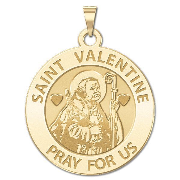 Saint Valentine Religious Medal